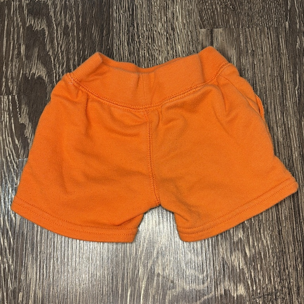 12 month Kids Tropical Shark Print Tank Top - White and Blue and Orange shorts - Picture 5 of 10